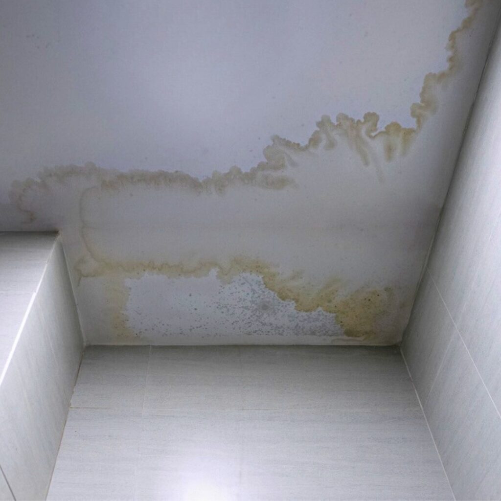 Water damage highlighting the need for attic insulation removal Fargo.