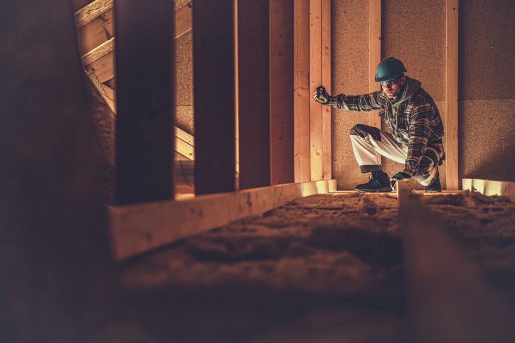 Framing inspection by an insulation contractor Fargo.